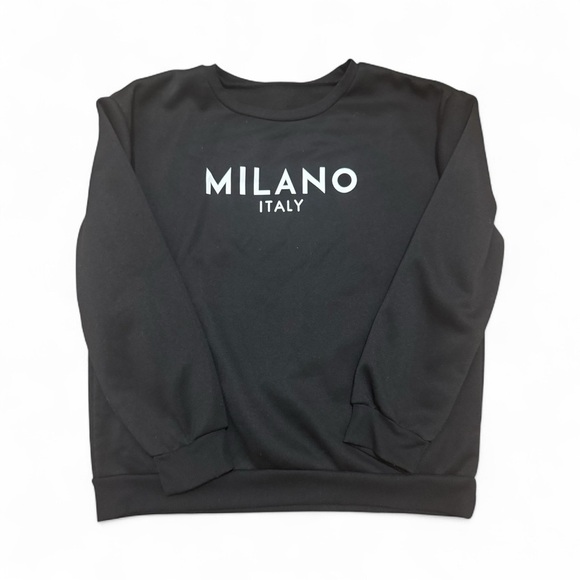 Black Crew Neck Sweater - Picture 1 of 1